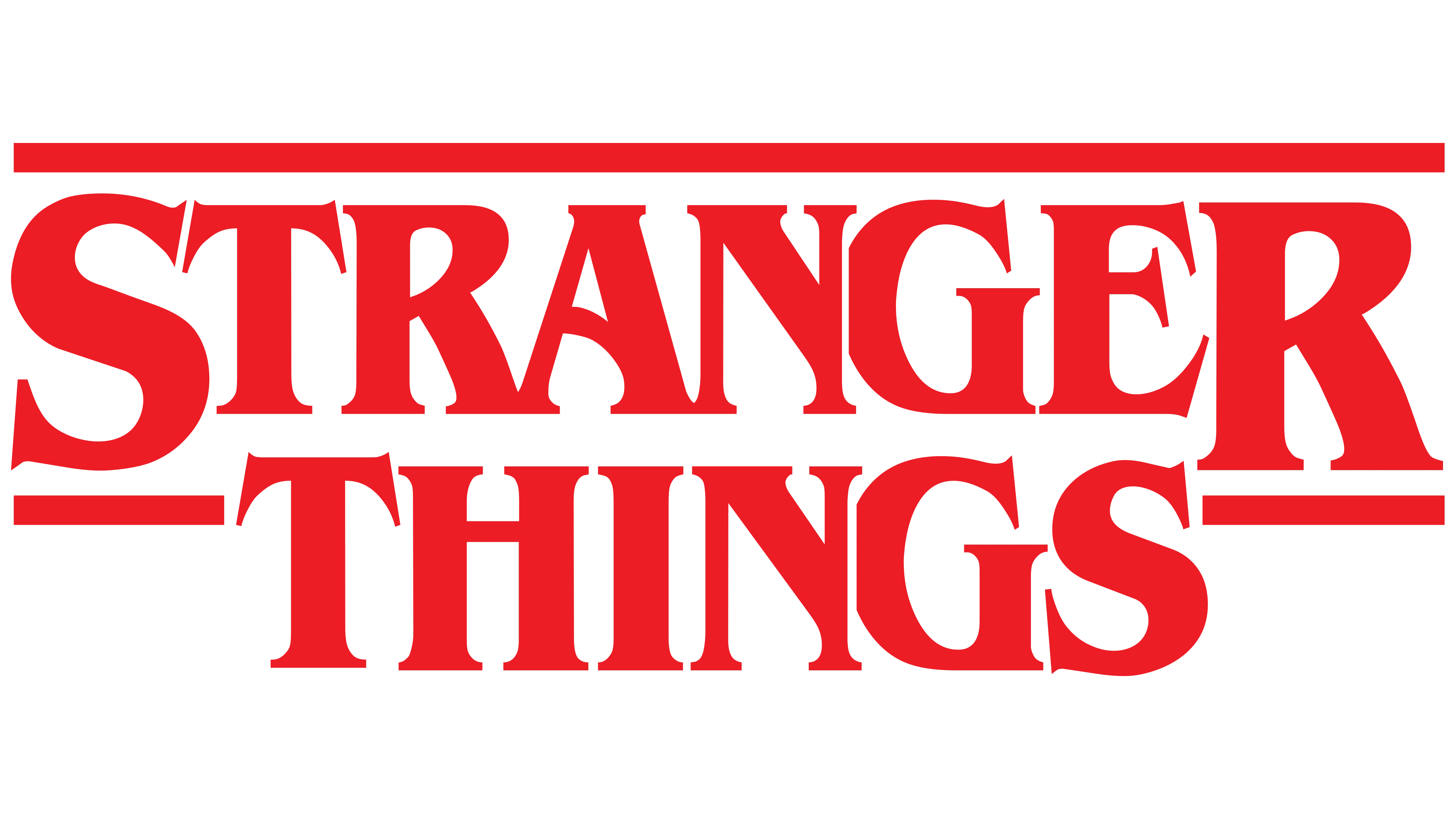 Логотип сериала Очень странные дела